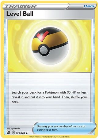 <transcy>Pokemon Card Battle Styles 129/163 129/163 Level Ball Item Gelegentlich</transcy>