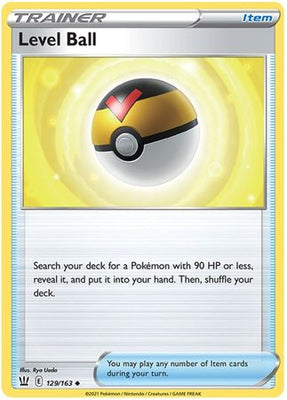 Pokemon Card Battle Styles 129/163 129/163 Level Ball Item Uncommon
