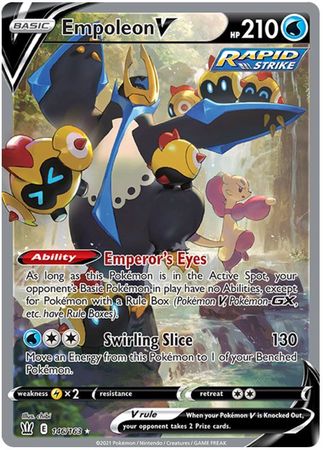 Pokemon Card Battle Styles 146/163 146/163 Empoleon V Full Art