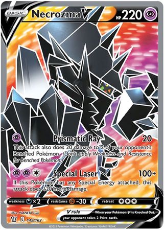 <transcy>أنماط بطاقات البوكيمون 149/163149/163 Necrozma V Full Art</transcy>