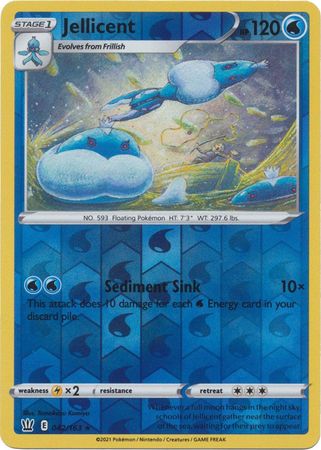 Pokemon Card Battle Styles 042/163 42/163 Jellicent Reverse Holo Rare