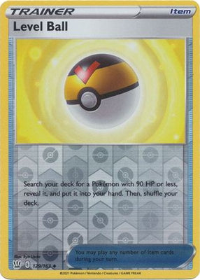 <transcy>Pokemon Card Battle Styles 129/163 129/163 Level Ball Item Reverse Holo Gelegentlich</transcy>