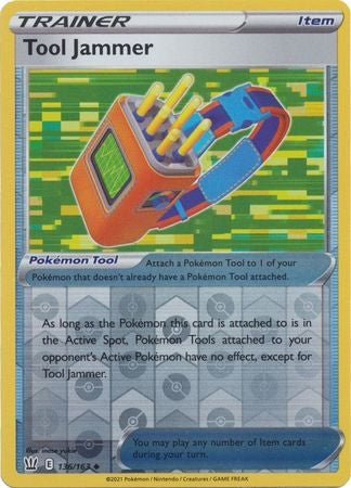 <transcy>Pokemon Card Battle Styles 136/163 136/163 Tool Jammer Item Reverse Holo Gelegentlich</transcy>