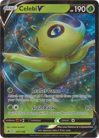 Pokemon Card Chilling Reign 007/198 Celebi V Ultra Rare