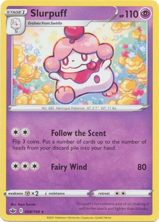 Pokemon Card Chilling Reign 068/198 Slurpuff Rare