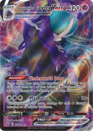 <transcy>Pokemon-Karte Chilling Reign 075/198 Shadow Rider Calyrex VMAX Ultra Rare</transcy>