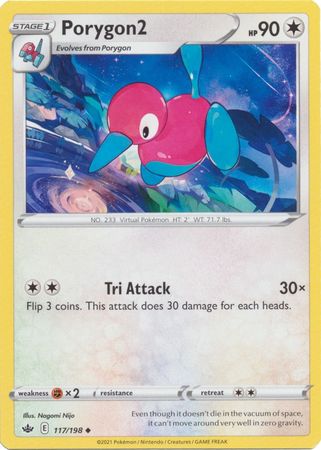 Pokemon Card Chilling Reign 117/198 Porygon2 Uncommon