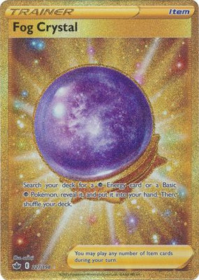 <transcy>Pokemon Card Chilling Reign 227/198 Nebelkristall Gegenstand Secret Rare</transcy>