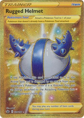 <transcy>Pokemon Card Chilling Reign 228/198 Robuster Helm Item Secret Rare</transcy>