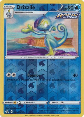 <transcy>Pokemon Card Chilling Reign 042/198 Drizzile Reverse Holo Ikke almindelig</transcy>