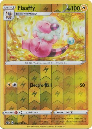 <transcy>Pokemon Card Chilling Reign 048/198 Flaaffy Reverse Holo Gelegentlich</transcy>