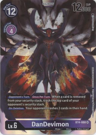 Digimon Card Great Legend DanDevimon BT4-088 SR