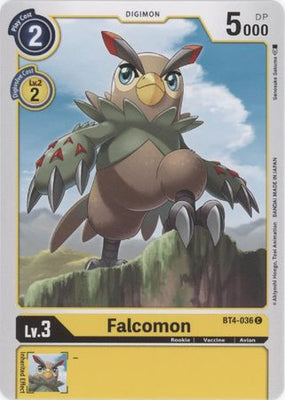 <transcy>Digimon Card Great Legend Falcomon BT4-036 C</transcy>
