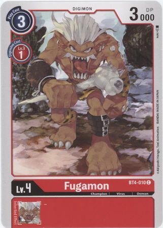 Digimon Card Great Legend Fugamon BT4-010 C