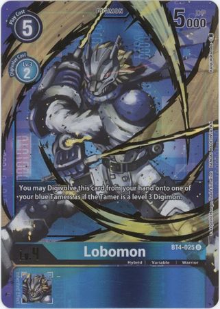 <transcy>Digimon Card Great Legend Lobomon BT4-025 U Alternative Art</transcy>