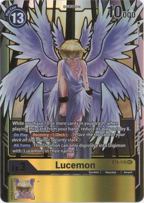 Digimon Card Great Legend Lucemon BT4-115 SEC