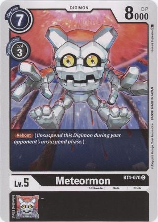 Digimon Card Great Legend Meteormon BT4-070 C