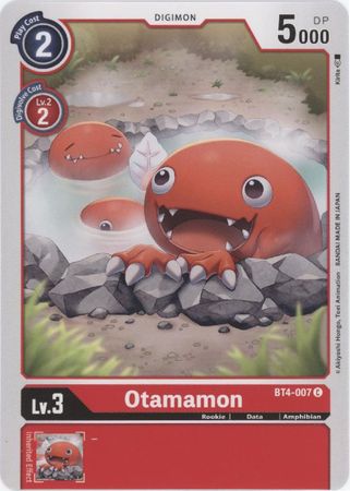 Digimon Card Great Legend Otamamon BT4-007 C