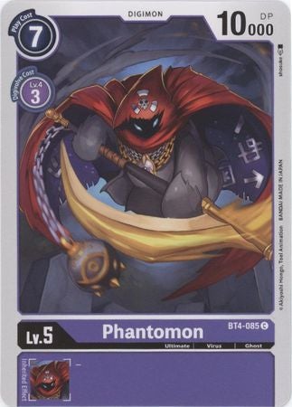 Digimon Card Great Legend Phantomon BT4-085 C