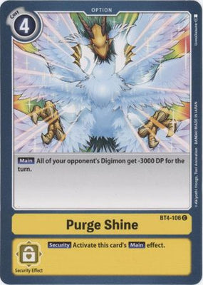 Digimon Card Great Legend Purge Shine BT4-106 C