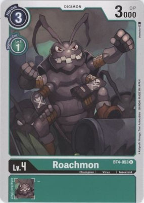 Digimon Card Great Legend Roachmon BT4-053 U