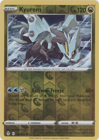 <transcy>Pokemon Card Evolving Skies 116/203 116/203 Kyurem Reverse Holo Holo Rare</transcy>