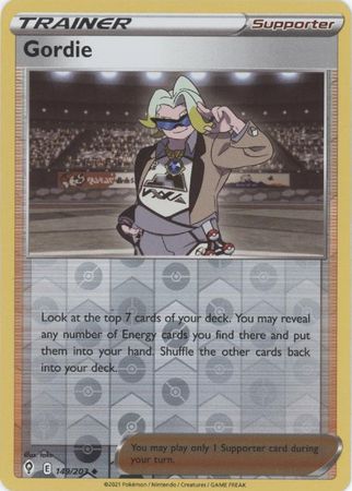 Pokemon Card Evolving Skies 149/203 149/203 Gordie Reverse Holo Uncommon