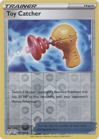 Pokemon Card Evolving Skies 163/203 163/203 Toy Catcher Reverse Holo Uncommon