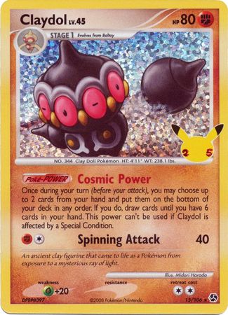 Pokemon Card Celebrations Classic 15/106 015/106 Claydol Holo Rare