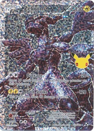 (S) Pokemon Card Celebrations Classic 114/114 Zekrom Ultra Rare