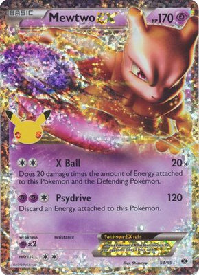 Pokemon Card Celebrations Classic 54/99 054/099 Mewtwo EX 超稀有