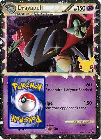 Pokemon Celebrations Dragapult Prime SWSH132 Promo *JUMBO*