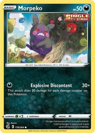 Pokemon Card Fusion Strike 179/264 Morpeko Common