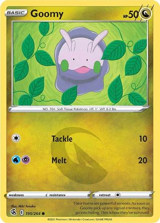 Pokemon Card Fusion Strike 195/264 Goomy Common