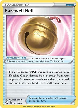 Pokemon Card Fusion Strike 234/264 Farewell Bell Uncommon