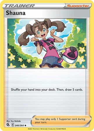 Pokemon Card Fusion Strike 240/264 Shauna Uncommon