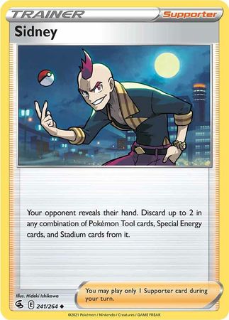 Pokemon Card Fusion Strike 241/264 Sidney Uncommon