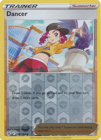 Pokemon Card Fusion Strike 232/264 Dancer Reverse Holo Uncommon