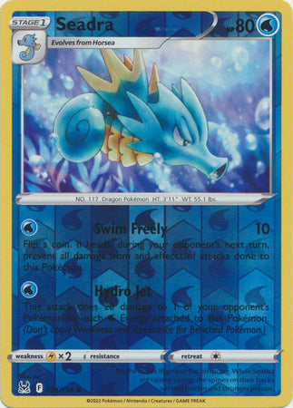 Pokemon Card Lost Origin 036/196 36/196 Seadra Reverse Holo Uncommon *MINT*