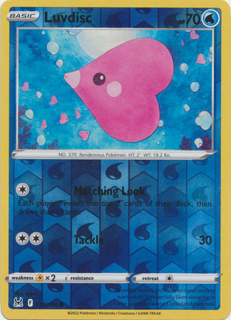 Pokemon Card Lost Origin 038/196 38/196 Luvdisc Reverse Holo Common *MINT*