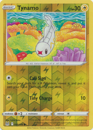 Pokemon Card Lost Origin 059/196 59/196 Tynamo Reverse Holo Common *MINT*