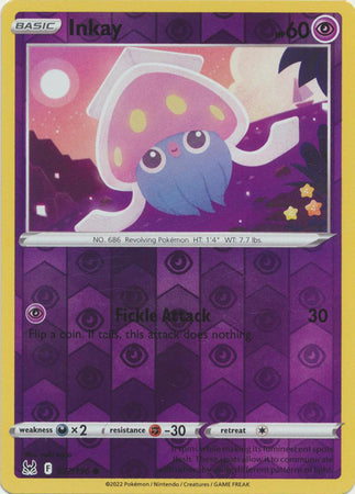 Pokemon Card Lost Origin 077/196 77/196 Inkay Reverse Holo Common *MINT*