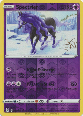 Pokemon Card Lost Origin 081/196 81/196 Spectrier Reverse Holo Rare *MINT*