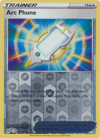 Pokemon Card Lost Origin 152/196 Arc Phone Item Reverse Holo Uncommon *MINT*