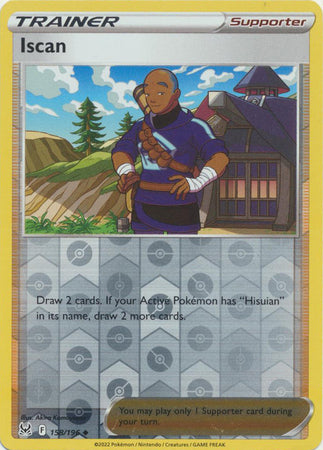 Pokemon Card Lost Origin 158/196 Iscan Supporter Reverse Holo Uncommon *MINT*