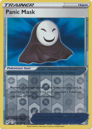 Pokemon Card Lost Origin 165/196 Panic Mask Item Reverse Holo Uncommon *MINT*