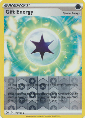 Pokemon Card Lost Origin 171/196 Gift Energy Reverse Holo Uncommon *MINT*