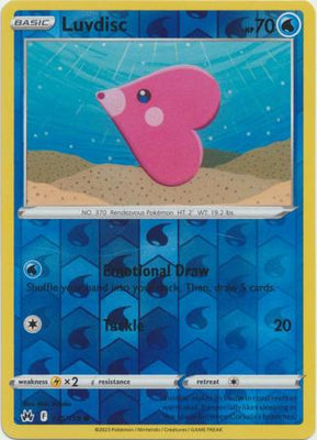 Pokemon Card Crown Zenith 035/159 35/159 Luvdisc Reverse Holo Common *MINT*