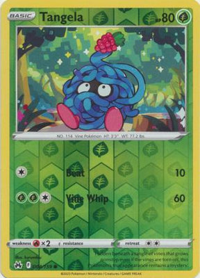 Pokemon Card Crown Zenith 004/159 4/159 Tangela Reverse Holo Common *MINT*