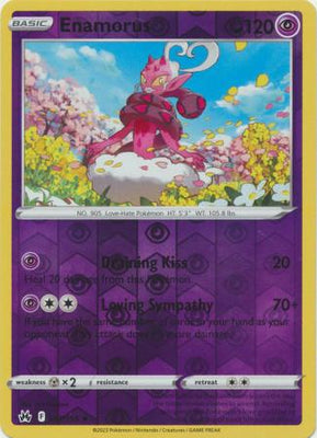 Pokemon Card Crown Zenith 067/159 67/159 Enamorus Reverse Holo Rare *MINT*